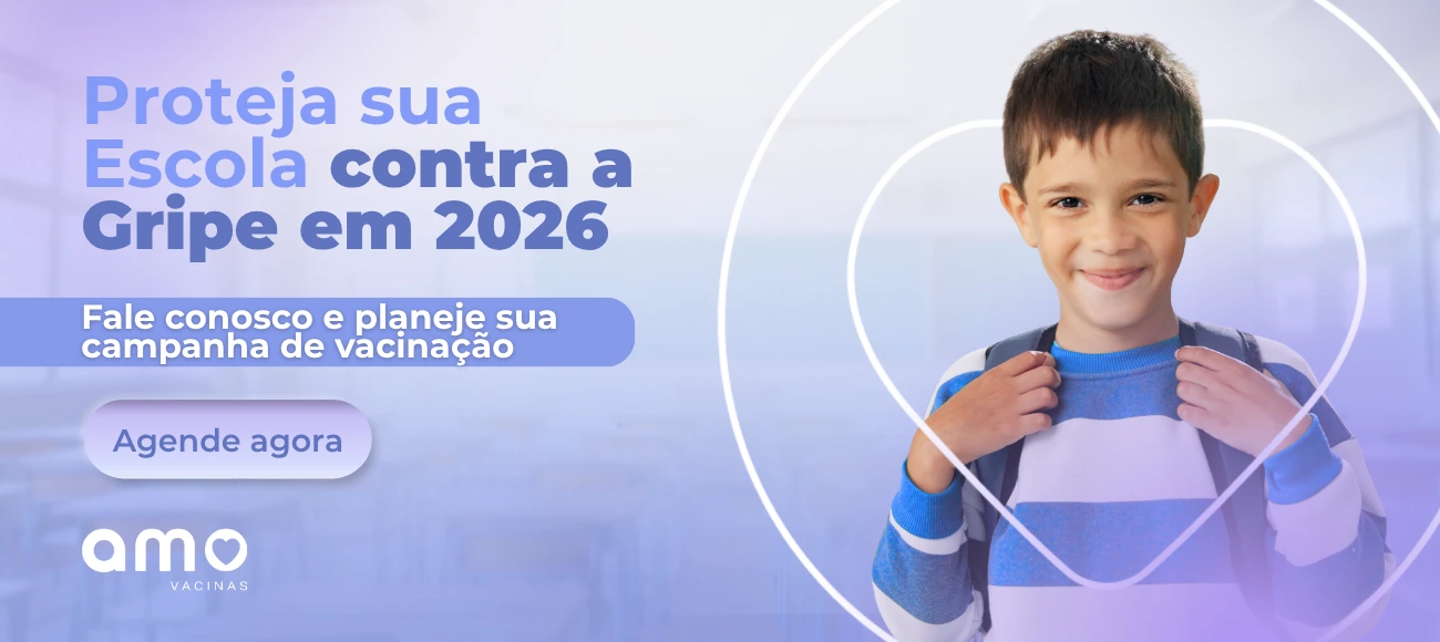 Proteja sua escola contra a gripe em 2026. Fale conosco e planeje sua campanha de vacinação. Agende agora.