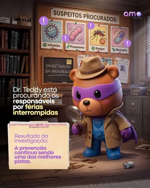 Publicação no Instagram da Amo Vacinas