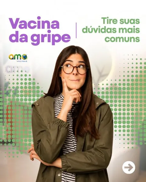 Publicação no Instagram da Amo Vacinas